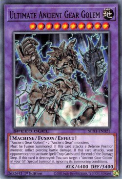 Ultimate Ancient Gear Golem [SGX1-END21] Common | Exor Games Truro