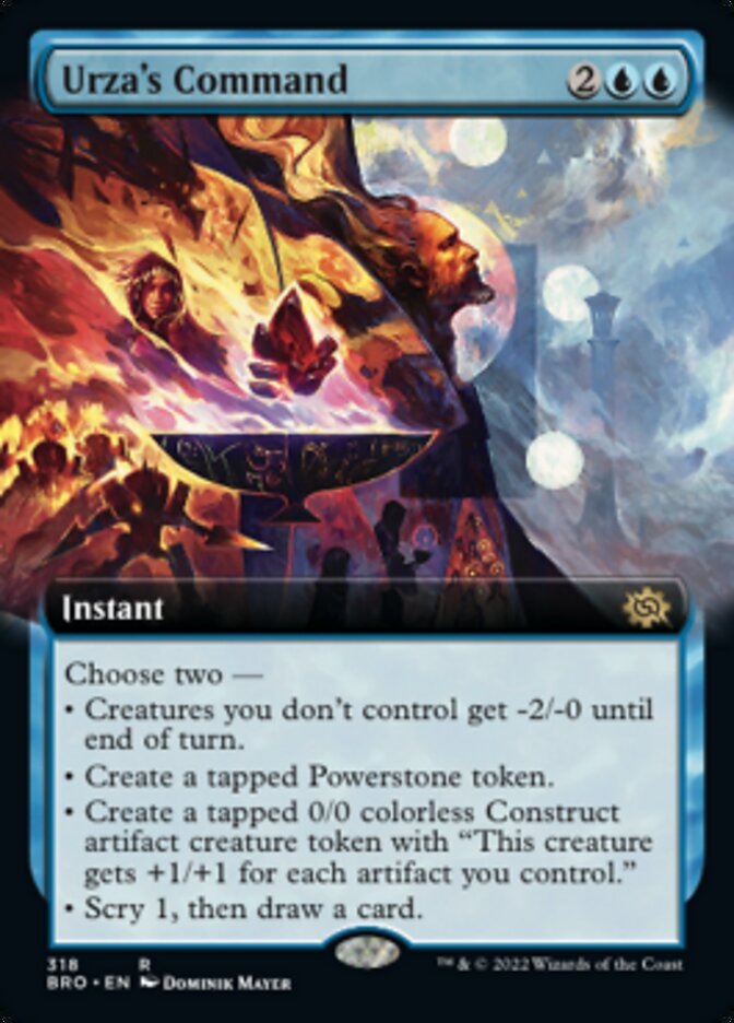 Urza's Command (Extended Art) [The Brothers' War] | Exor Games Truro