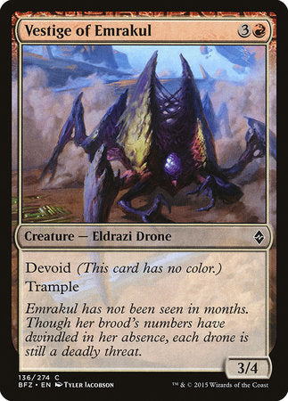 Vestige of Emrakul [Battle for Zendikar] | Exor Games Truro