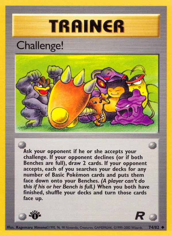 Challenge! (74/82) [Team Rocket 1st Edition] | Exor Games Truro