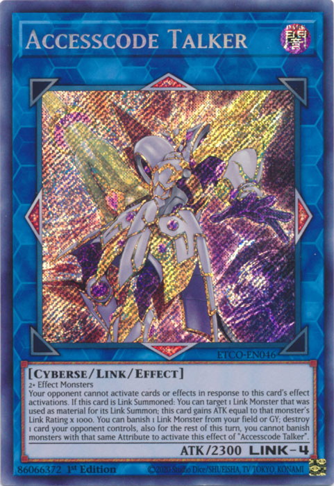 Accesscode Talker [ETCO-EN046] Secret Rare | Exor Games Truro