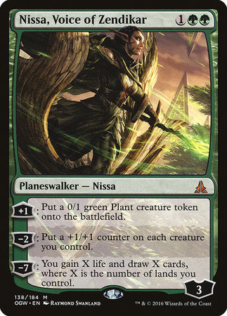 Nissa, Voice of Zendikar [Oath of the Gatewatch] | Exor Games Truro