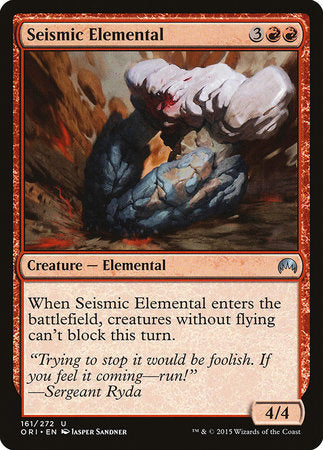 Seismic Elemental [Magic Origins] | Exor Games Truro