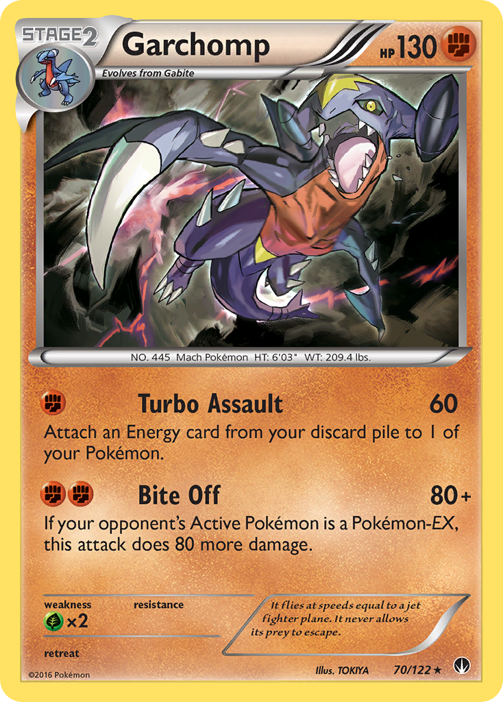 Garchomp (70/122) [XY: BREAKpoint] | Exor Games Truro