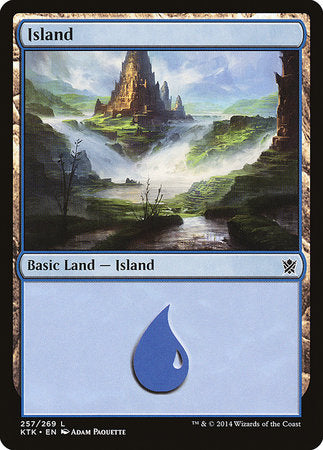 Island (257) [Khans of Tarkir] | Exor Games Truro