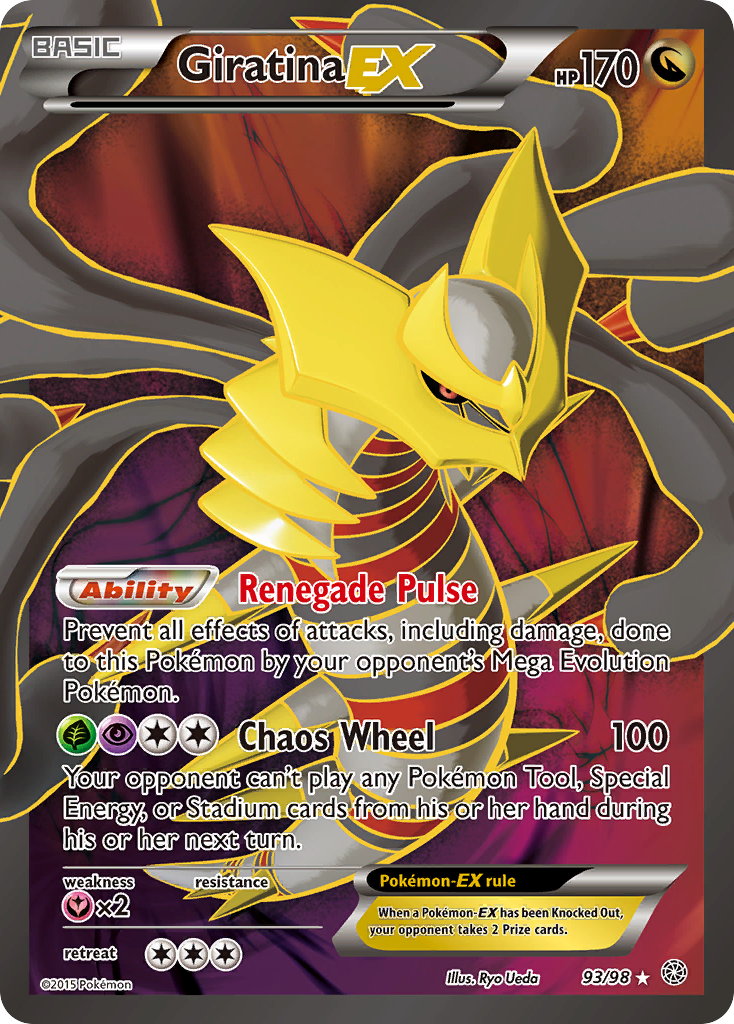 Giratina EX (93/98) [XY: Ancient Origins] | Exor Games Truro