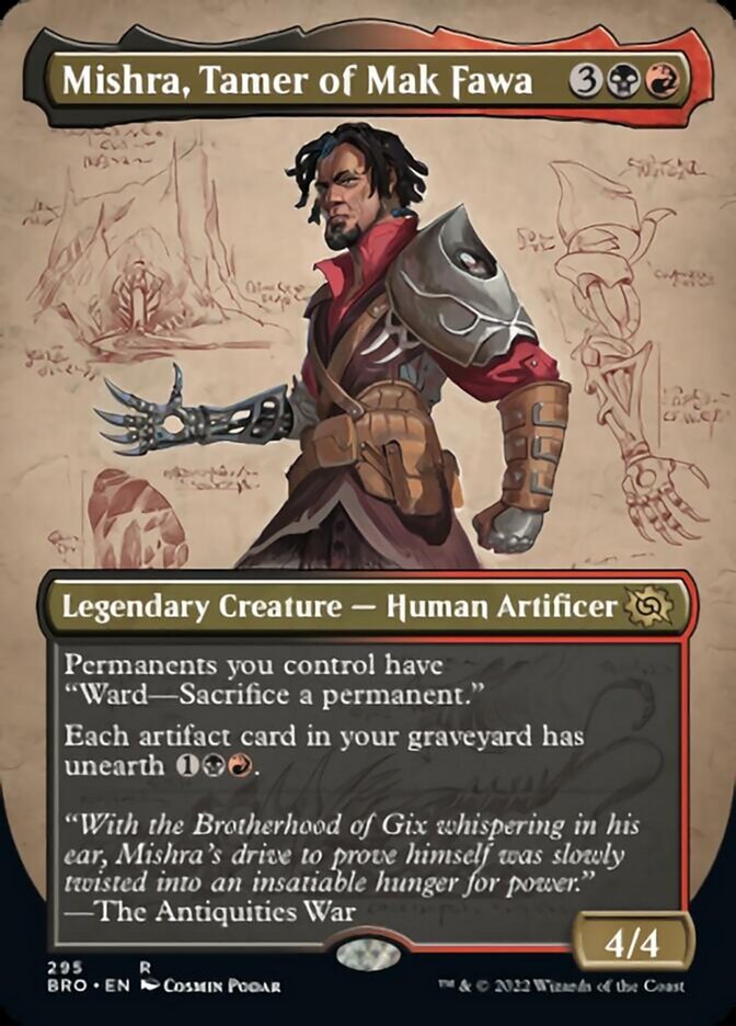 Mishra, Tamer of Mak Fawa (Borderless Alternate Art) [The Brothers' War] | Exor Games Truro