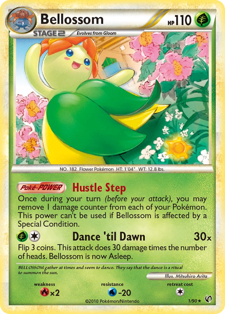 Bellossom (1/90) (Theme Deck Exclusive) [HeartGold & SoulSilver: Undaunted] | Exor Games Truro