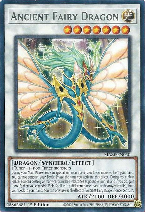 Ancient Fairy Dragon [MAZE-EN050] Rare | Exor Games Truro