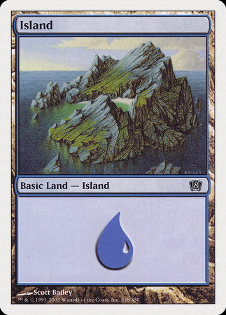 Island (338) [Eighth Edition] | Exor Games Truro