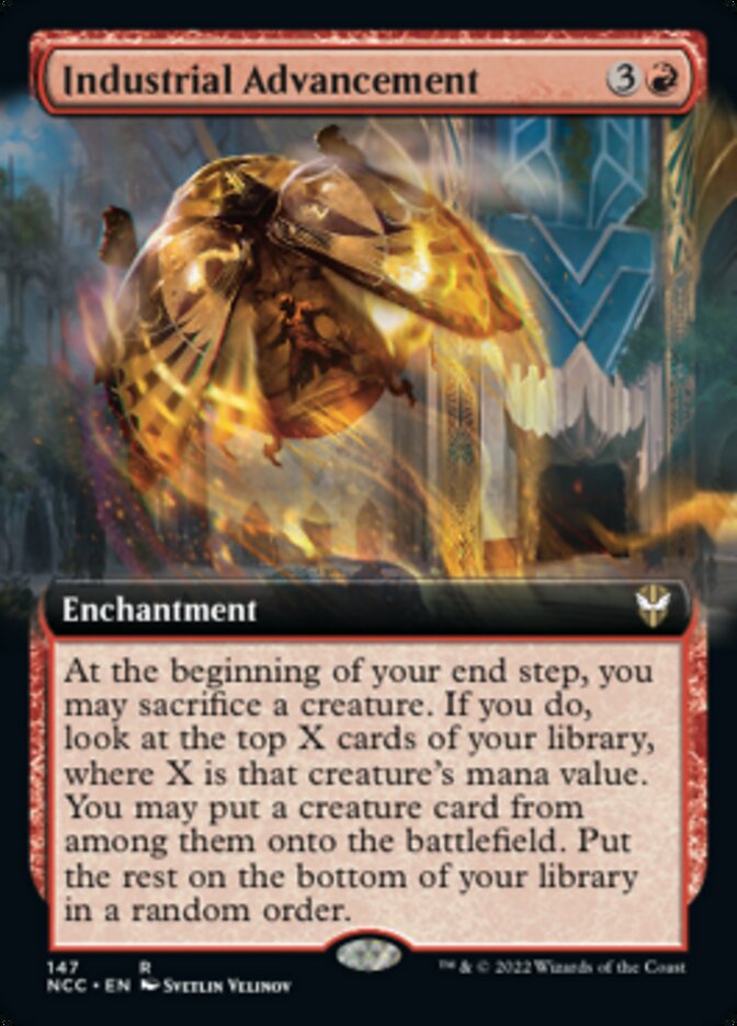 Industrial Advancement (Extended Art) [Streets of New Capenna Commander] | Exor Games Truro