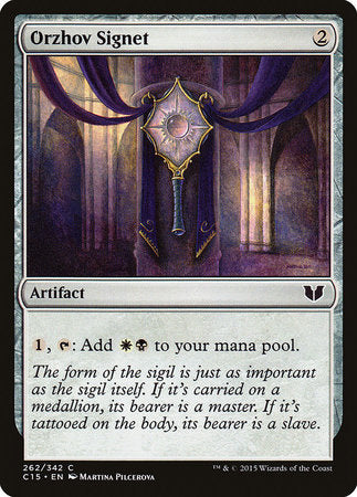 Orzhov Signet [Commander 2015] | Exor Games Truro