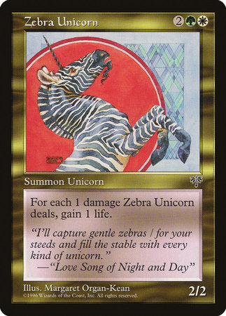 Zebra Unicorn [Mirage] | Exor Games Truro