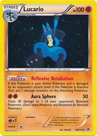 Lucario (80/113) (Cosmos Holo) [Black & White: Legendary Treasures] | Exor Games Truro