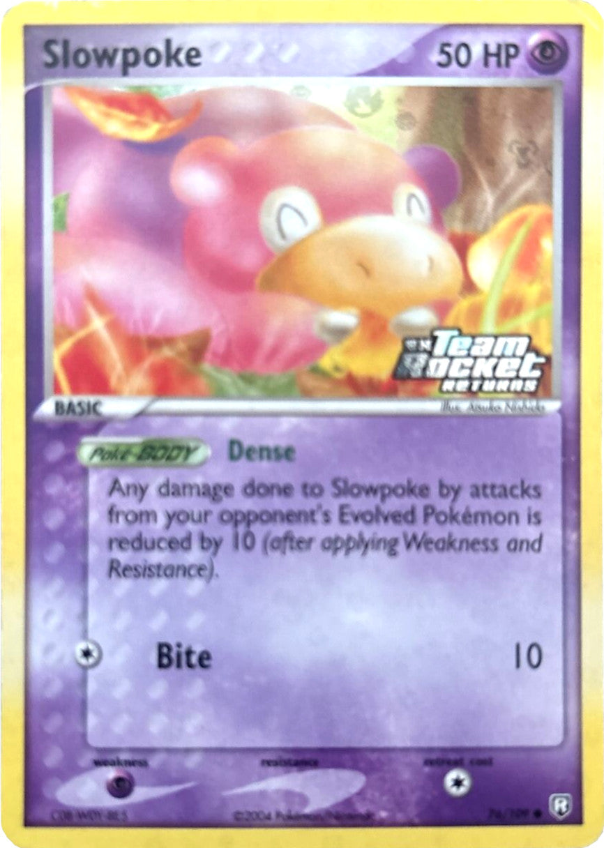 Slowpoke (76/109) (Stamped) [EX: Team Rocket Returns] | Exor Games Truro