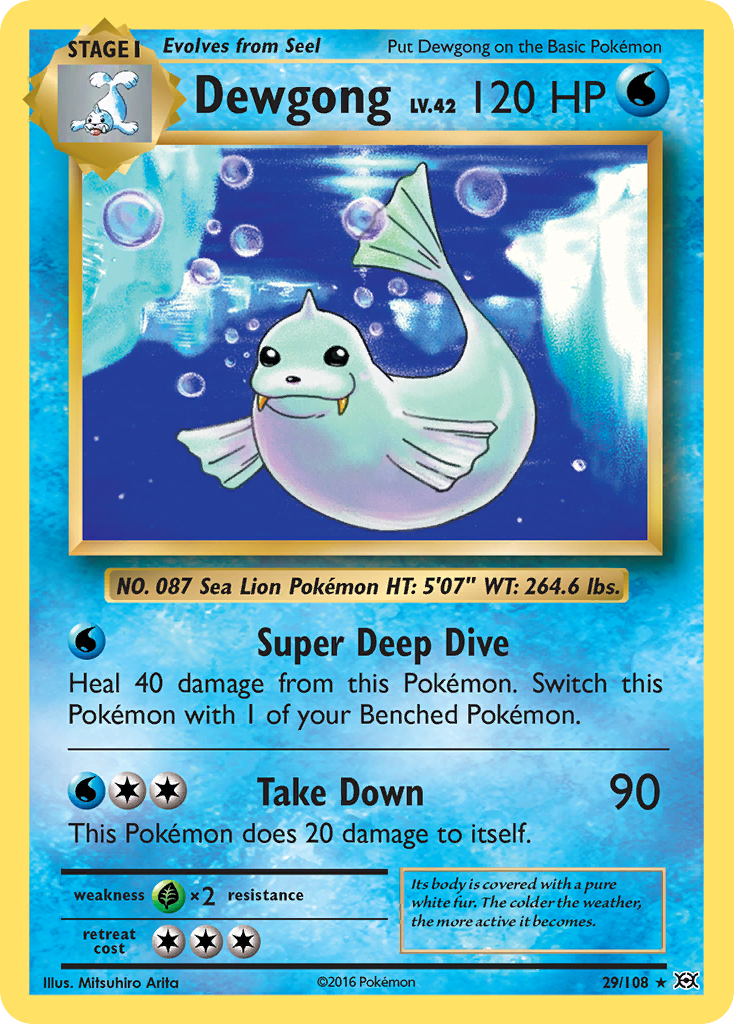 Dewgong (29/108) [XY: Evolutions] | Exor Games Truro
