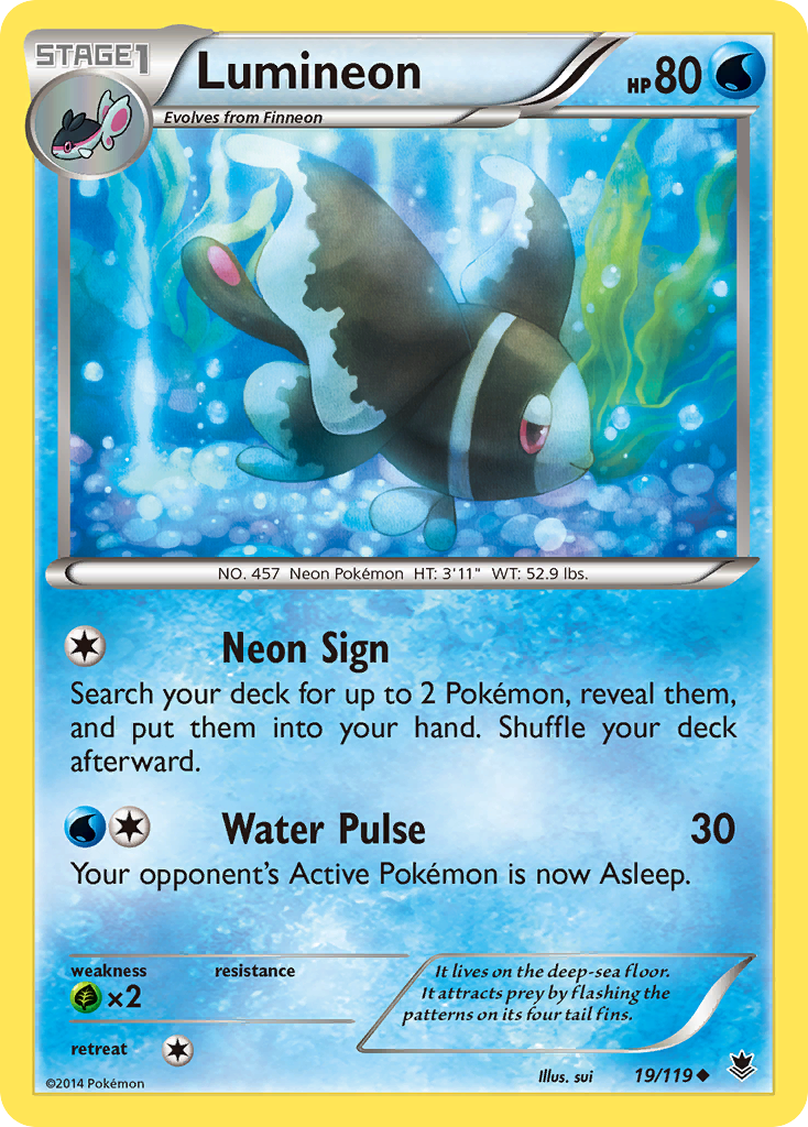 Lumineon (19/119) [XY: Phantom Forces] | Exor Games Truro