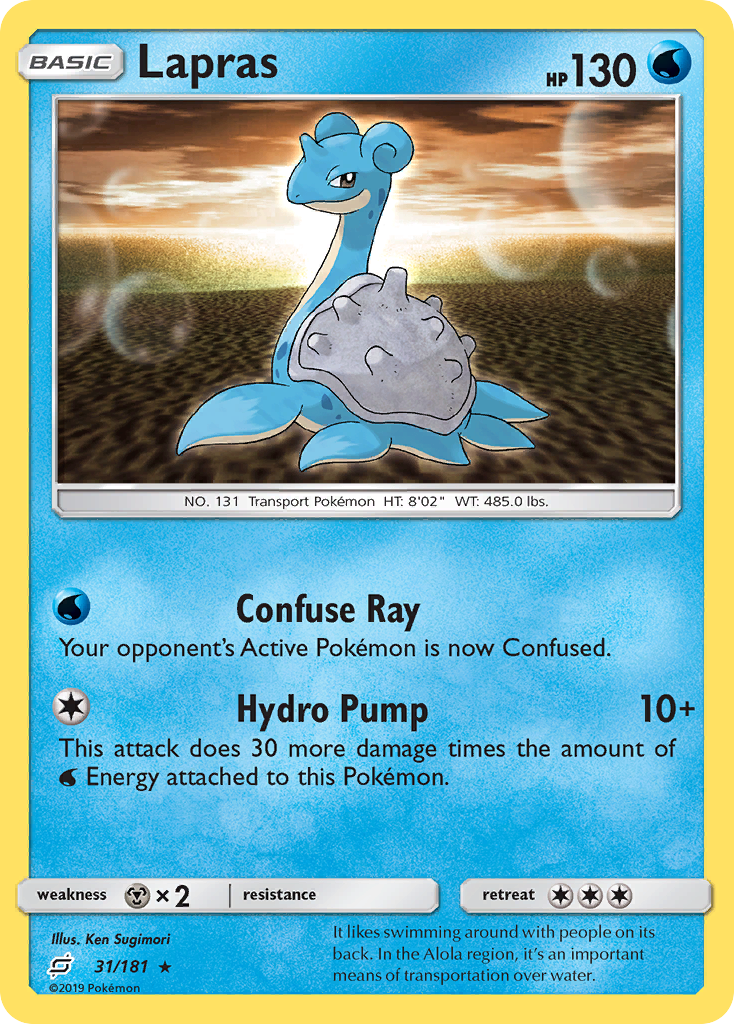 Lapras (31/181) [Sun & Moon: Team Up] | Exor Games Truro