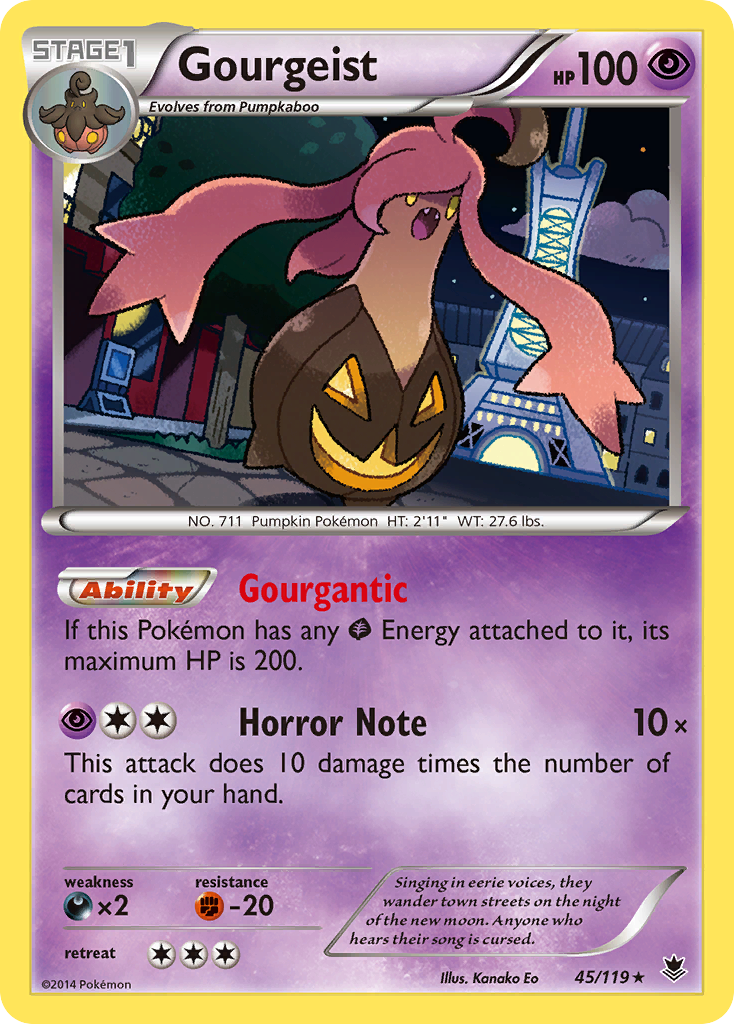 Gourgeist (45/119) [XY: Phantom Forces] | Exor Games Truro