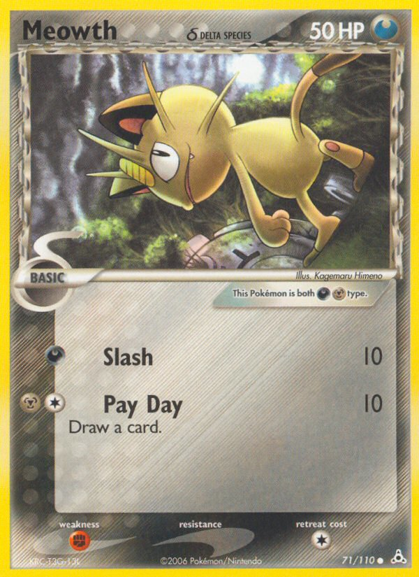 Meowth (71/110) (Delta Species) [EX: Holon Phantoms] | Exor Games Truro