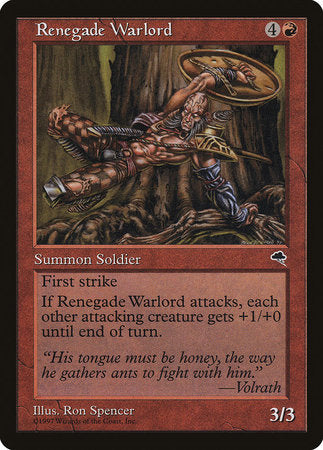 Renegade Warlord [Tempest] | Exor Games Truro