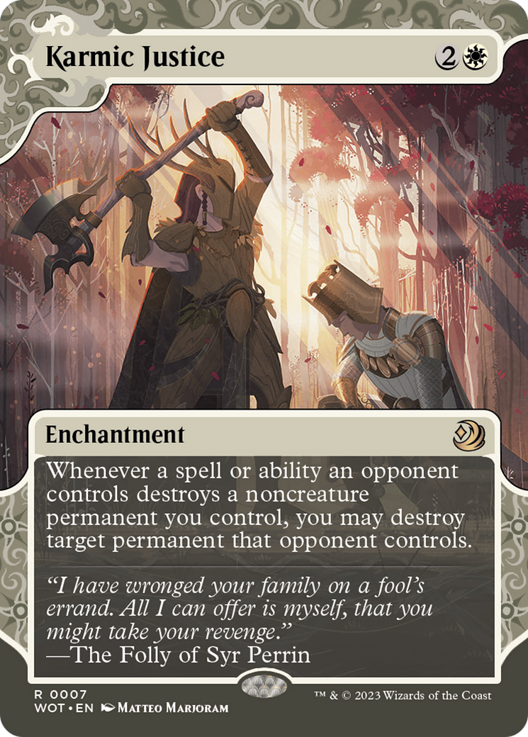 Karmic Justice [Wilds of Eldraine: Enchanting Tales] | Exor Games Truro