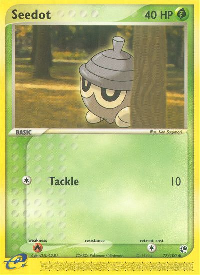 Seedot (77/100) [EX: Sandstorm] | Exor Games Truro