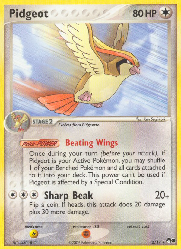 Pidgeot (2/17) [POP Series 2] | Exor Games Truro