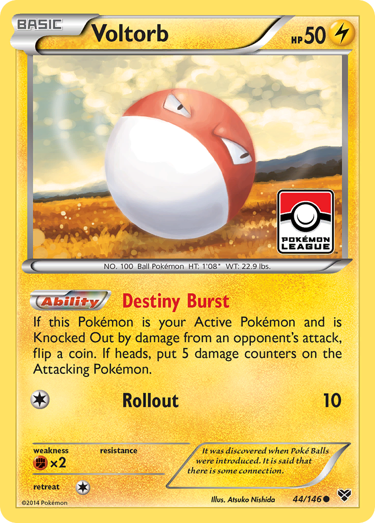Voltorb (44/146) [XY: Base Set] | Exor Games Truro