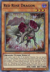 Red Rose Dragon (Green) [LDS2-EN108] Ultra Rare | Exor Games Truro