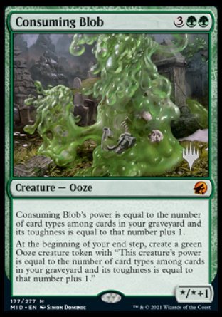 Consuming Blob (Promo Pack) [Innistrad: Midnight Hunt Promos] | Exor Games Truro