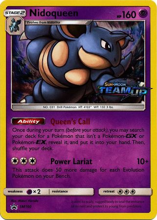 Nidoqueen (SM160) (Staff) [Sun & Moon: Black Star Promos] | Exor Games Truro