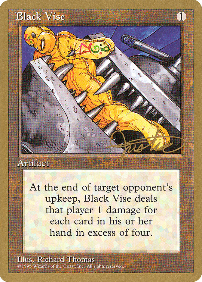 Black Vise (Mark Justice) [Pro Tour Collector Set] | Exor Games Truro