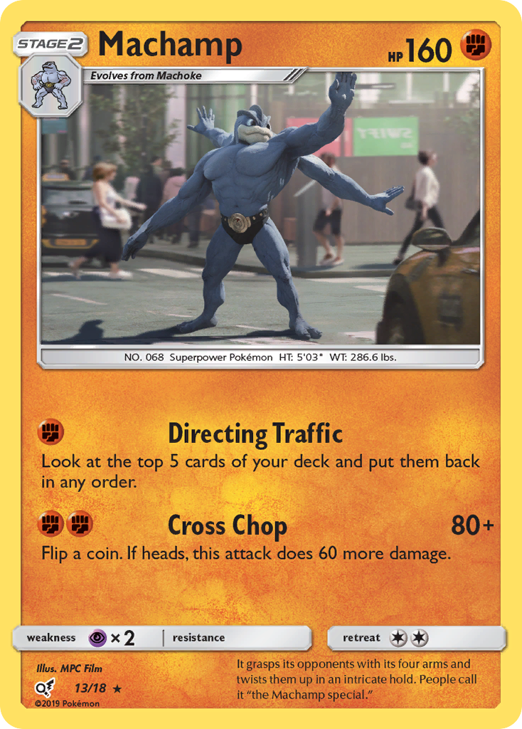 Machamp (13/18) [Sun & Moon: Detective Pikachu] | Exor Games Truro