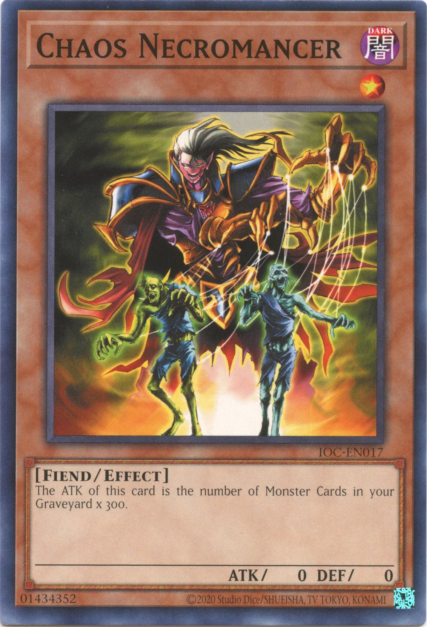 Chaos Necromancer (25th Anniversary) [IOC-EN017] Common | Exor Games Truro