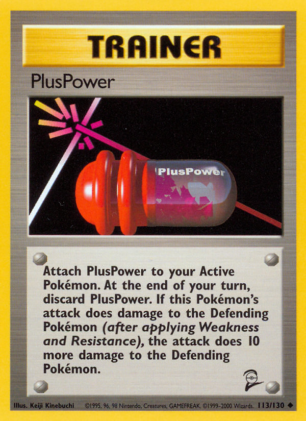 PlusPower (113/130) [Base Set 2] | Exor Games Truro