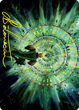 Verdant Mastery Art Card (Gold-Stamped Signature) [Strixhaven: School of Mages Art Series] | Exor Games Truro
