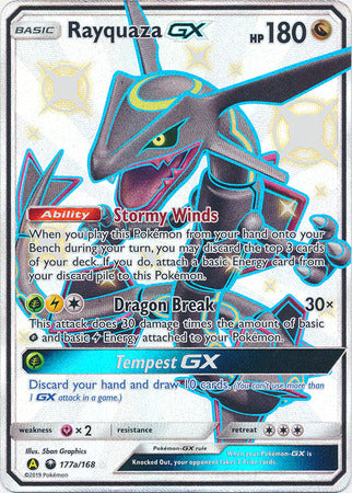 Rayquaza GX (177a/168) (Jumbo Card) [Sun & Moon: Celestial Storm] | Exor Games Truro