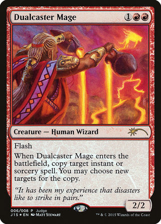 Dualcaster Mage [Judge Gift Cards 2015] | Exor Games Truro