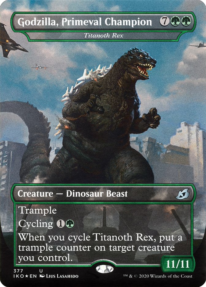 Titanoth Rex - Godzilla, Primeval Champion (Godzilla Series) [Ikoria: Lair of Behemoths] | Exor Games Truro