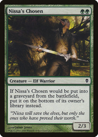 Nissa's Chosen [Zendikar] | Exor Games Truro