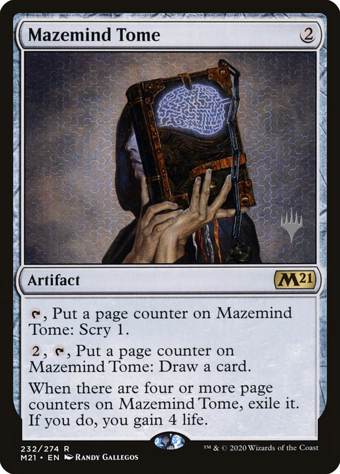 Mazemind Tome (Promo Pack) [Core Set 2021 Promos] | Exor Games Truro