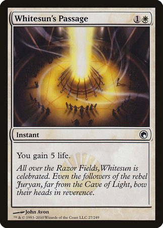 Whitesun's Passage [Scars of Mirrodin] | Exor Games Truro