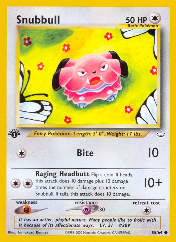 Snubbull (55/64) [Neo Revelation 1st Edition] | Exor Games Truro