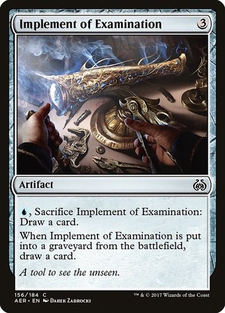 Implement of Examination [Aether Revolt] | Exor Games Truro