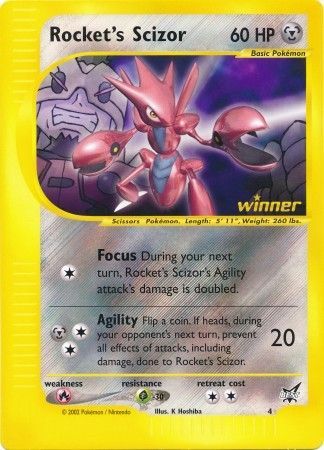 Rocket's Scizor (4) (Jumbo Card) [Best of Promos] | Exor Games Truro