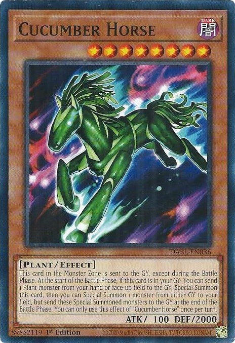 Cucumber Horse [DABL-EN036] Common | Exor Games Truro