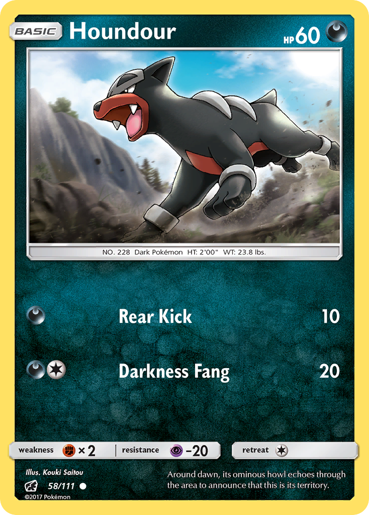 Houndour (58/111) [Sun & Moon: Crimson Invasion] | Exor Games Truro
