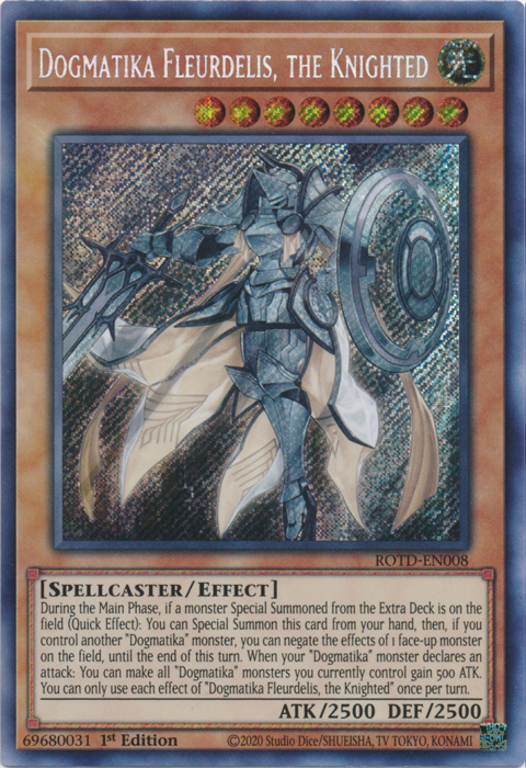 Dogmatika Fleurdelis, the Knighted [ROTD-EN008] Secret Rare | Exor Games Truro