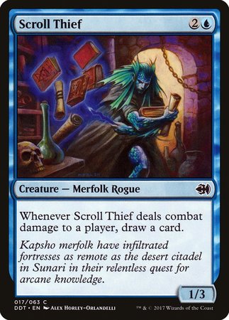 Scroll Thief [Duel Decks: Merfolk vs. Goblins] | Exor Games Truro